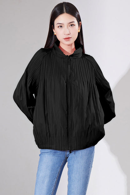 Women's Japanese Pleated Short Jacket